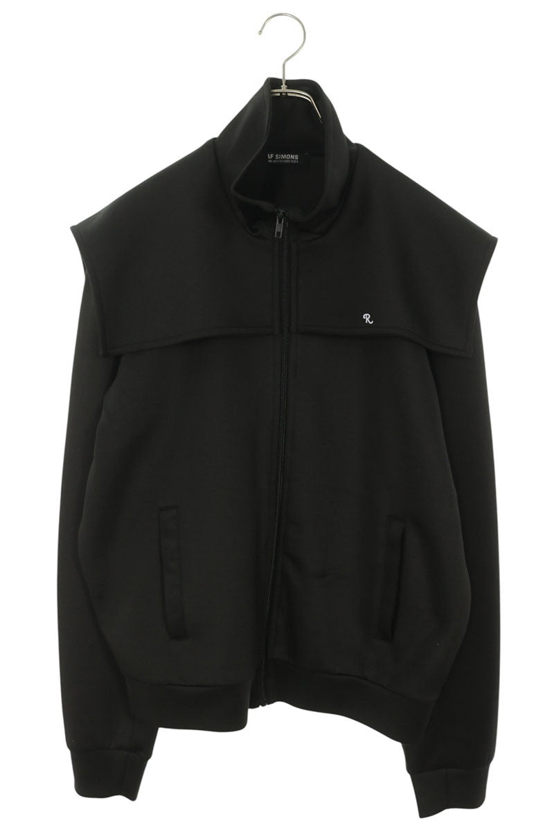RAF SIMONS 22AW Storm Flap Zip Track Jacket Black Size M
