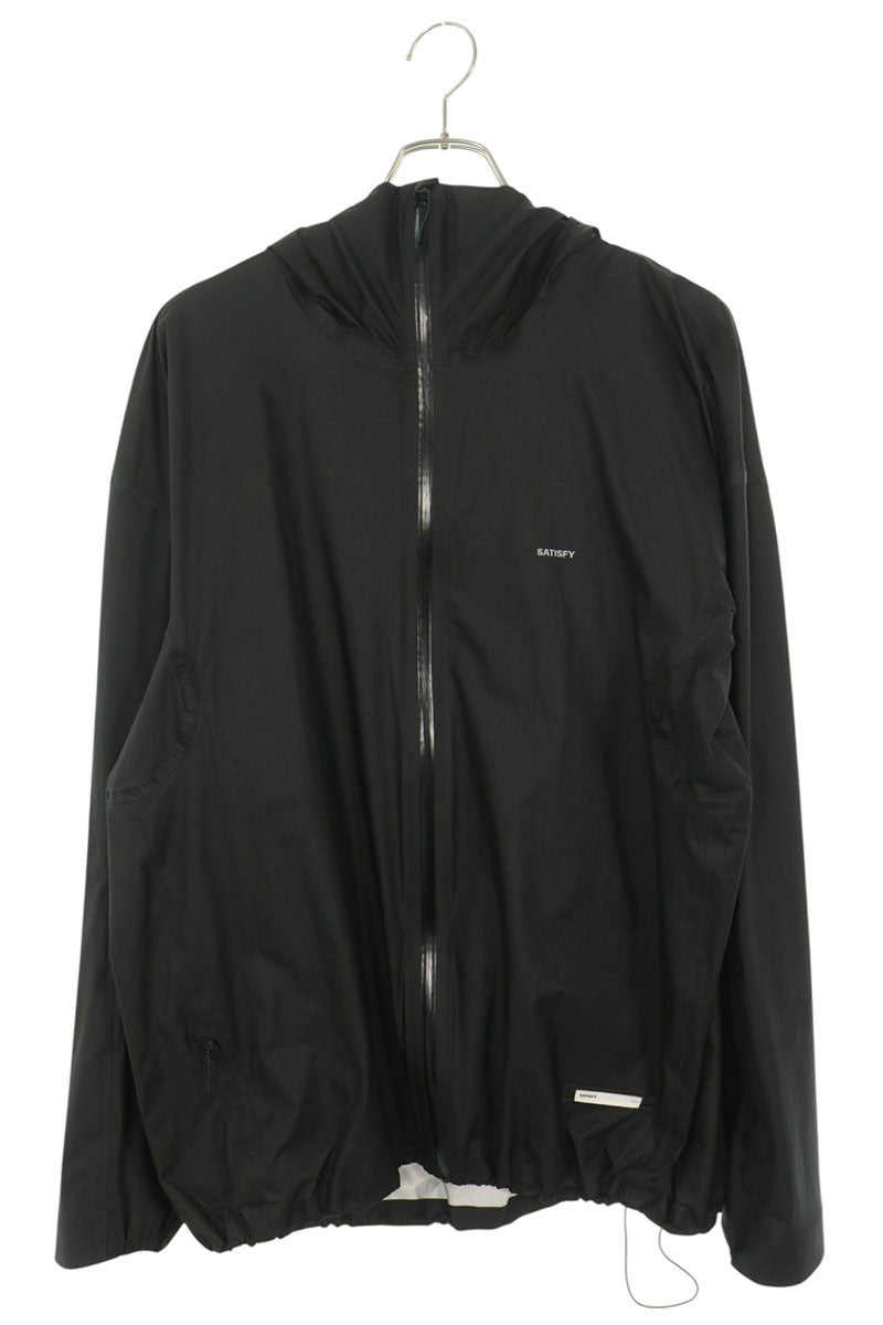 Satisfy Pertex 3L Fly Rain Nylon Jacket Black Size 4