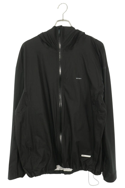 Satisfy Pertex 3L Fly Rain Nylon Jacket Black Size 4
