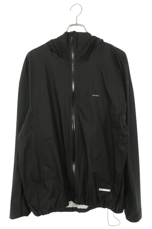 Satisfy Pertex 3L Fly Rain Nylon Jacket Black Size 4