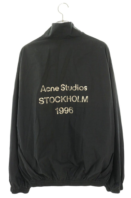 ACNE STUDIOS Back Logo Print Jacket Black Size 46