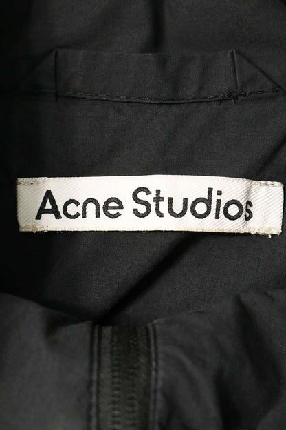 ACNE STUDIOS Back Logo Print Jacket Black Size 46