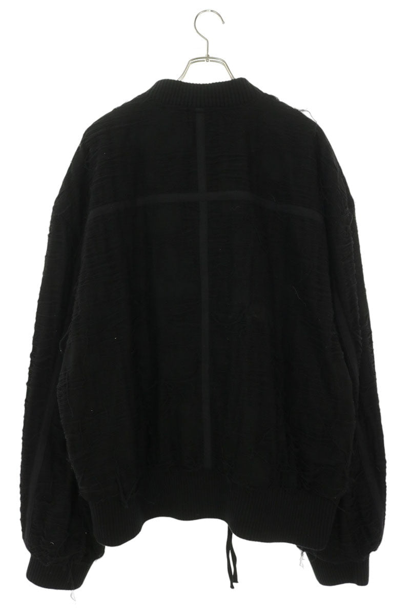 TROUBLED WATERS MUMMY Cotton Bomber Jacket Black Size XL