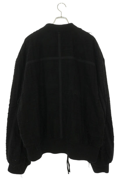 TROUBLED WATERS MUMMY Cotton Bomber Jacket Black Size XL