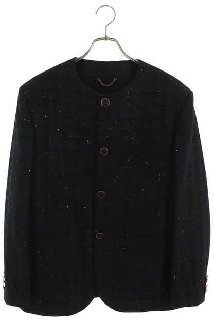 LOUISVUITTON 25AW Sequin Embroidered Blouson Black Size 50