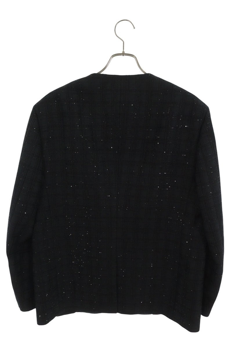 LOUISVUITTON 25AW Sequin Embroidered Blouson Black Size 50