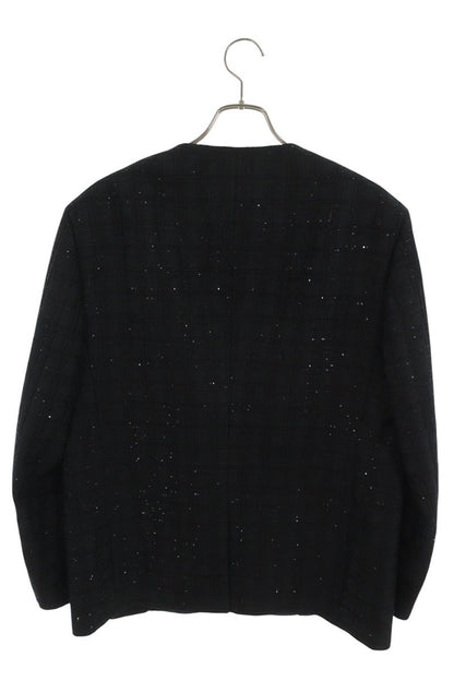 LOUISVUITTON 25AW Sequin Embroidered Blouson Black Size 50
