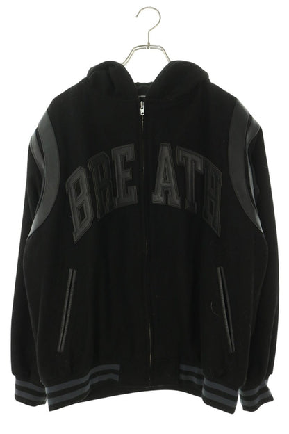BREATH 25AW Arch Logo Hooded Wool Blend Blouson Black Size L