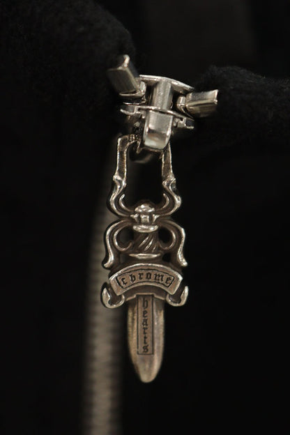 Chrome Hearts YKT U TARDY SWEEP HLF ZIP Jacket Black Size M