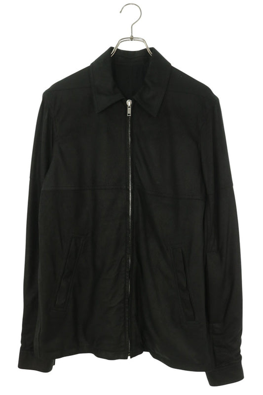 Rick Owens BRAD JKT Lamb Leather Zip Jacket Black Size 46