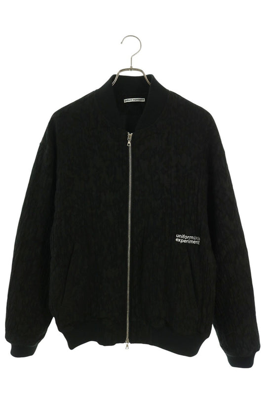 uniform experiment 26SS Jacquard Flight Jacket Black Size 3