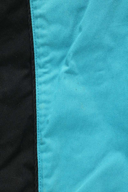 BALENCIAGA Logo Embroidered Track Jacket Light Blue Size 46