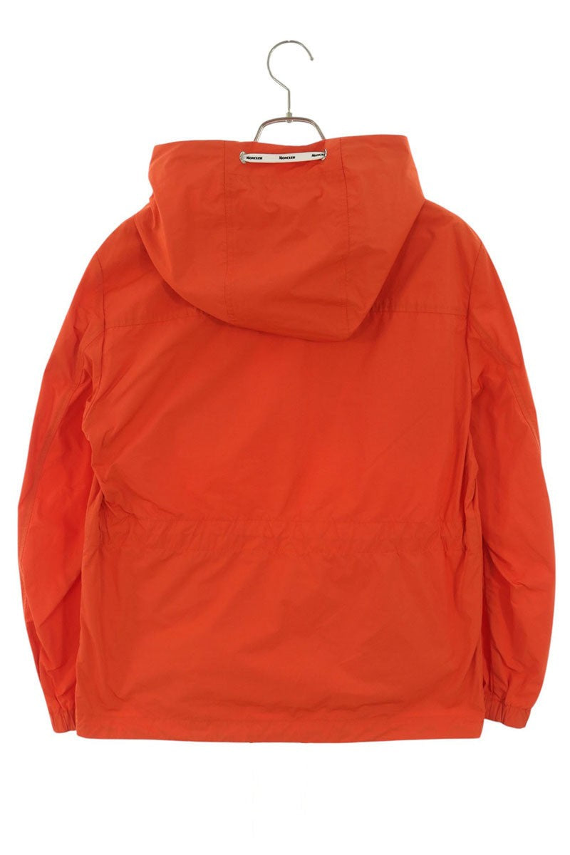 MONCLER Polyester Zip Jacket Blouson Orange Size 0