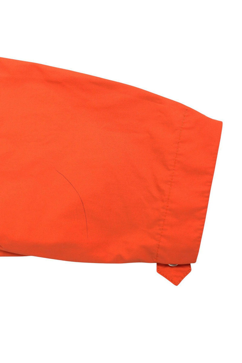 MONCLER Polyester Zip Jacket Blouson Orange Size 0