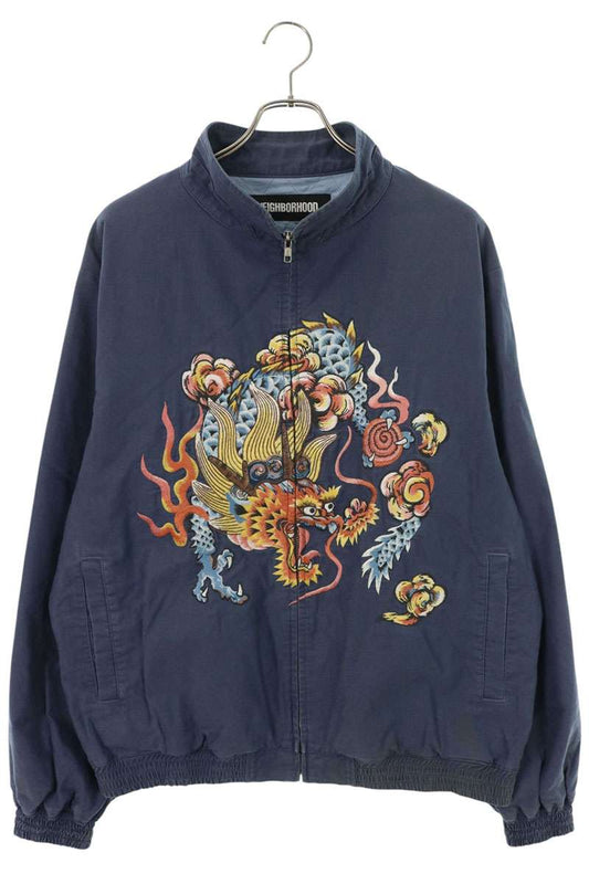 NEIGHBORHOOD 21SS Dragon Embroidered Bomber Jacket Size M