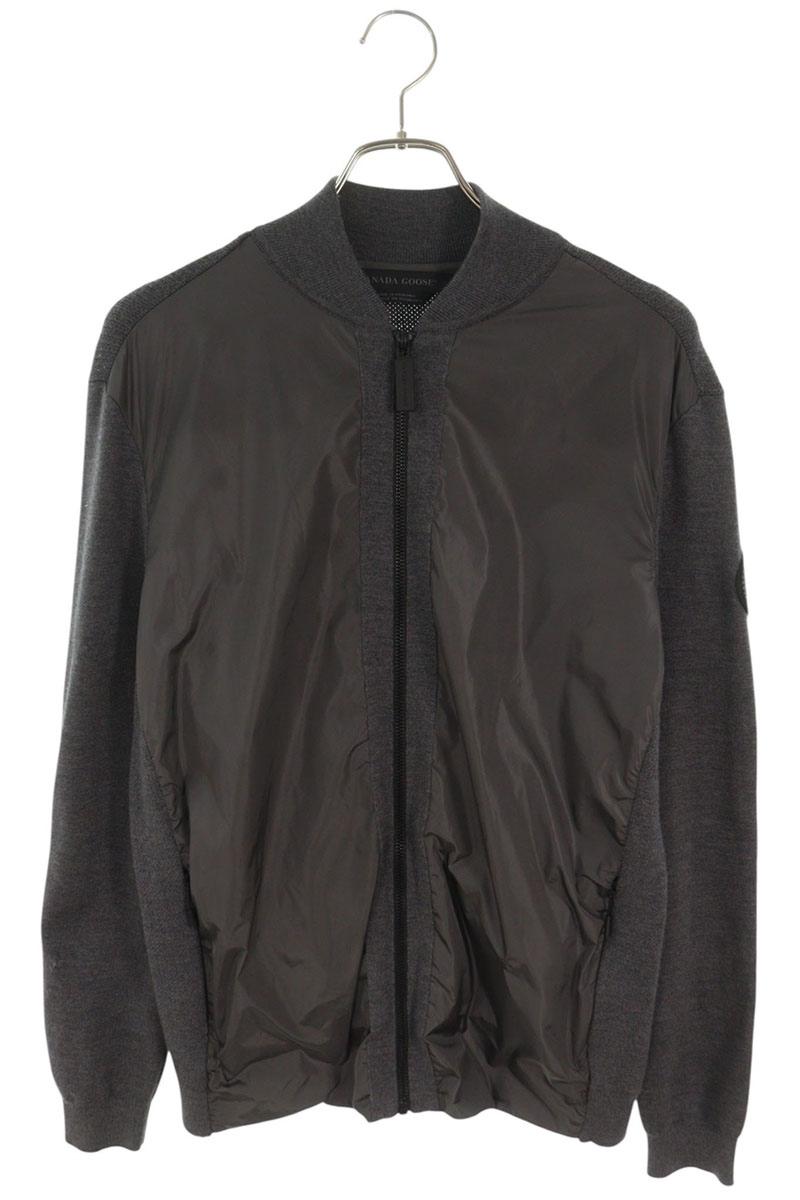 CANADA GOOSE Windbridge Nylon Panel Knit Jacket Gray Size M