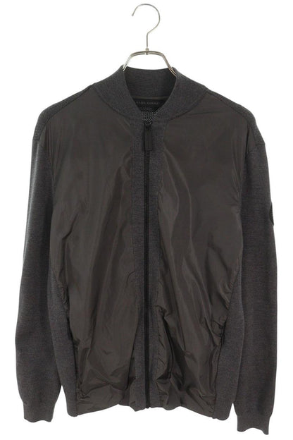 CANADA GOOSE Windbridge Nylon Panel Knit Jacket Gray Size M