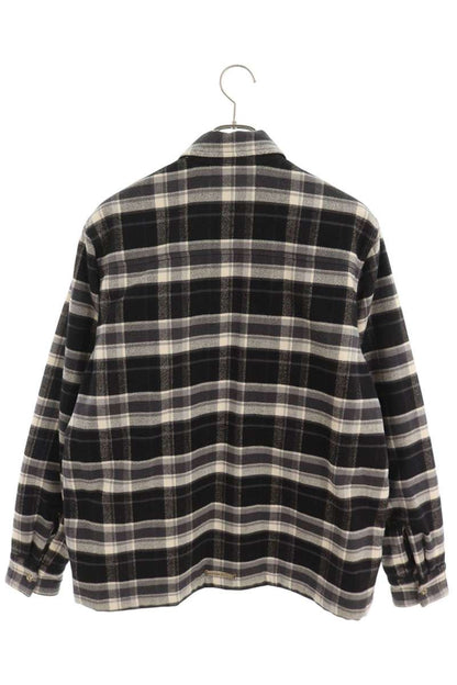 Chrome Hearts WORK DOG Plaid Cross Ball Shirt Jacket Size M