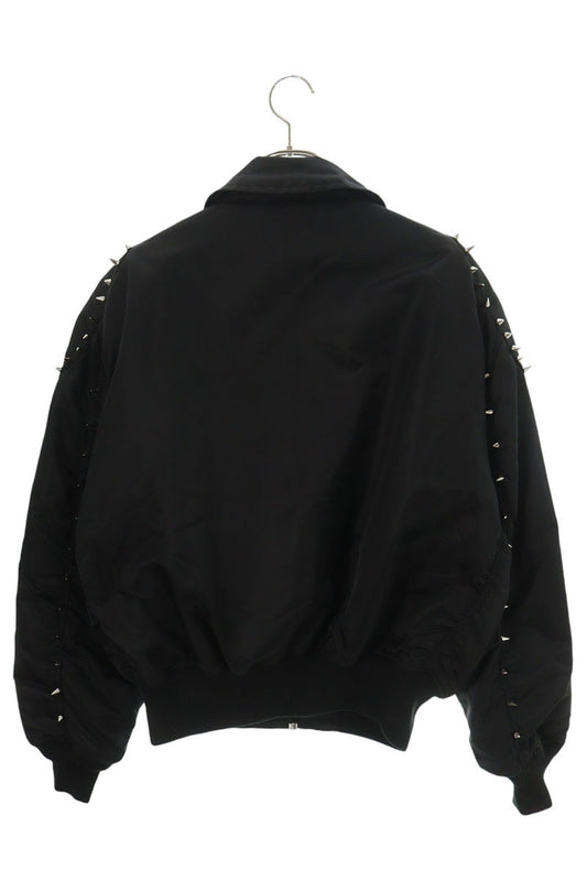 THUG CLUB Studded Military Blouson Black/Silver Size L