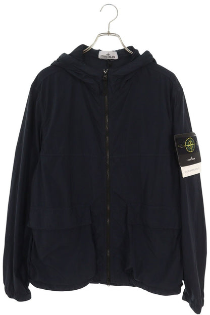 STONEISLAND Nylon Zip-Up Jacket Black Size L