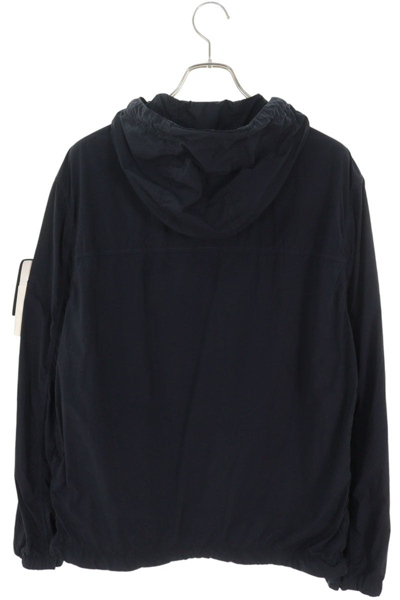 STONEISLAND Nylon Zip-Up Jacket Black Size L