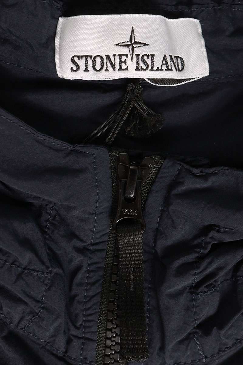 STONEISLAND Nylon Zip-Up Jacket Black Size L