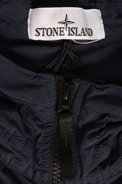 STONEISLAND Nylon Zip-Up Jacket Black Size L
