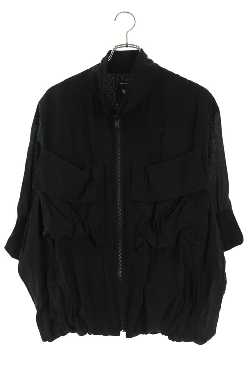 Y-3 UT Short Sleeve Track Top Jacket Black Size S