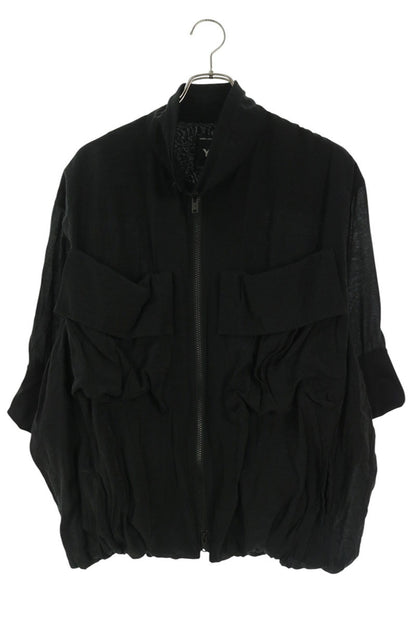 Y-3 UT Short Sleeve Track Top Jacket Black Size S