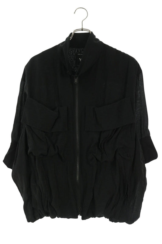 Y-3 UT Short Sleeve Track Top Jacket Black Size S