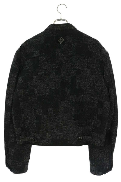 LOUISVUITTON 25SS Denim Bouclette Jacket Black Size 48
