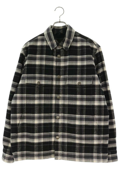 Chrome Hearts WORK DOG Check Cross Ball Button Jacket Size M