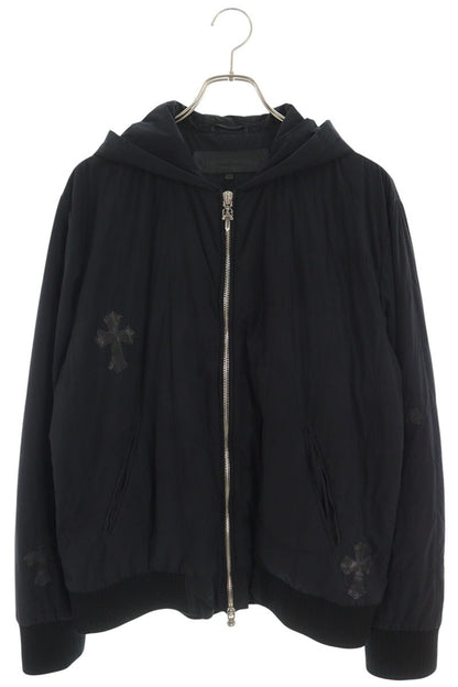 Chrome Hearts DAMAGED GOODS Cross Patch Blouson Black Size M