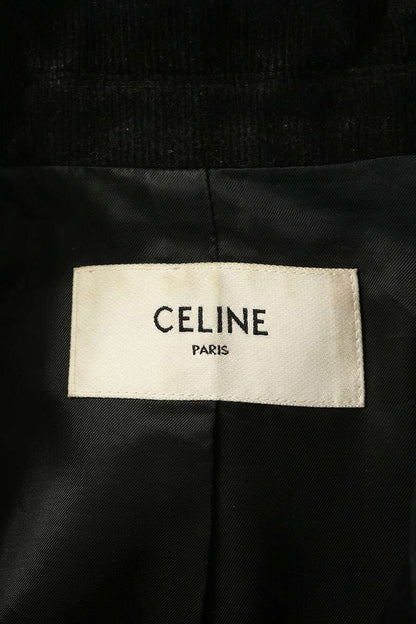 CELINE Shoulder Panel Corduroy Varsity Jacket Size 44