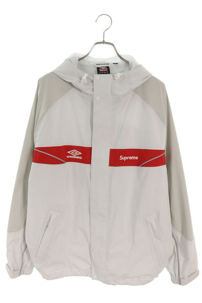 SUPREME 25SS x Umbro GORE-TEX Hooded Jacket White/Red Size L