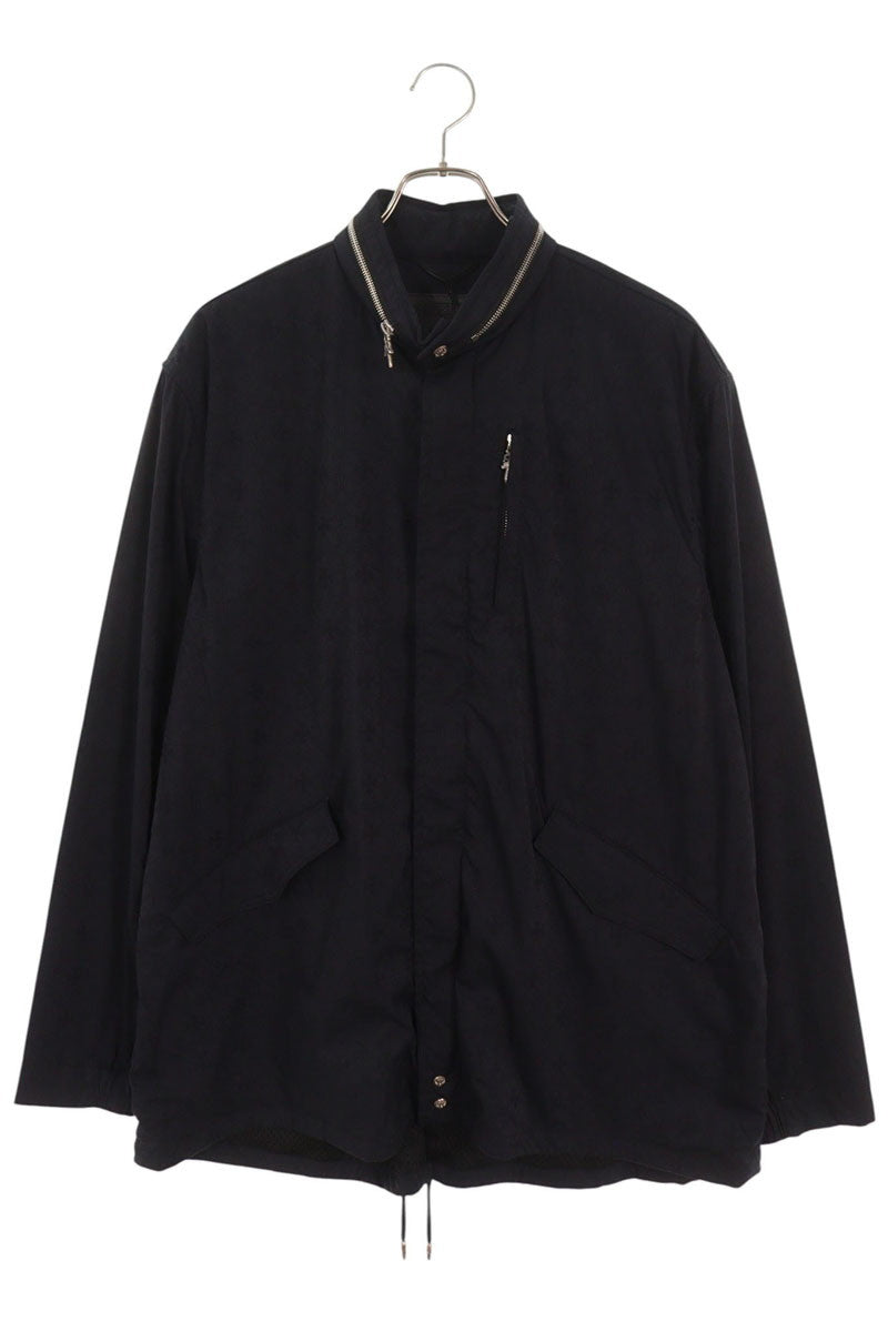 Chrome Hearts CH Plus Nylon Dagger Zip Jacket Black Size L