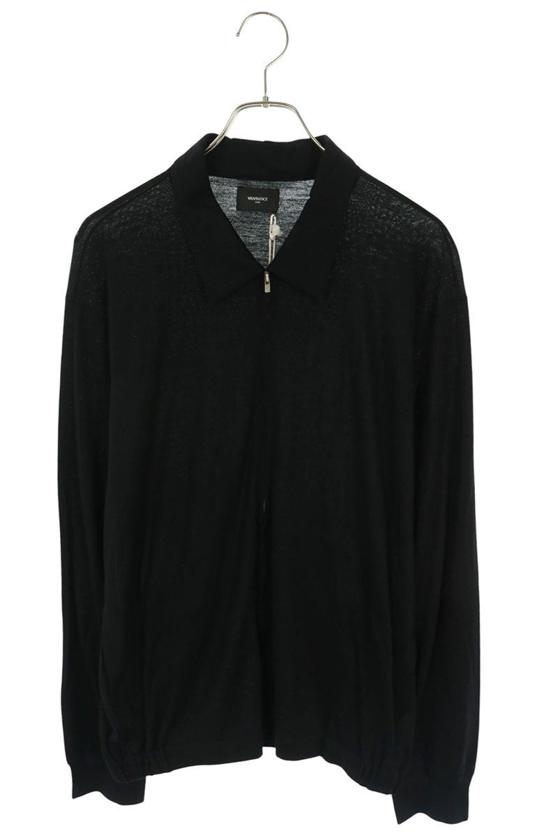 WRAPINKNOT Black Wool Zip Jacket Size 3