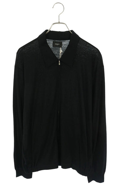 WRAPINKNOT Black Wool Zip Jacket Size 3