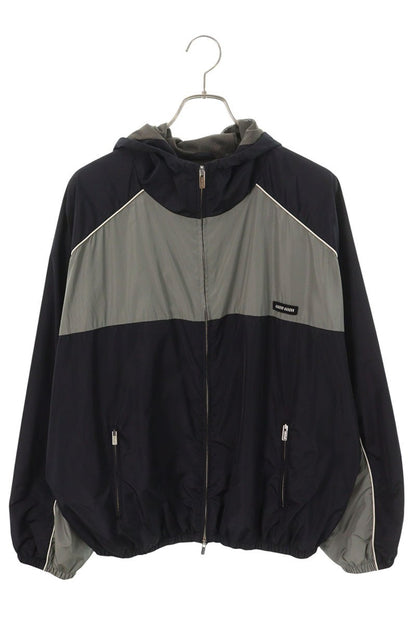 miumiu Nylon Track Zip-Up Jacket Multi Size 42