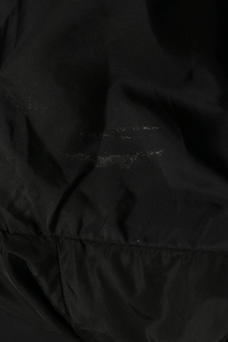 PRADA SGC057 Re-Nylon Triangle Plate Blouson Black Size XS