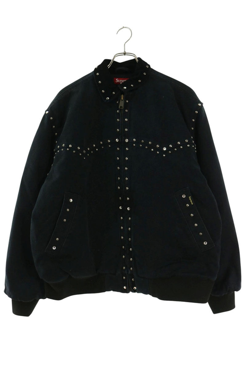 SUPREME B.B. Simon Studded Polyester Jacket Black Size M