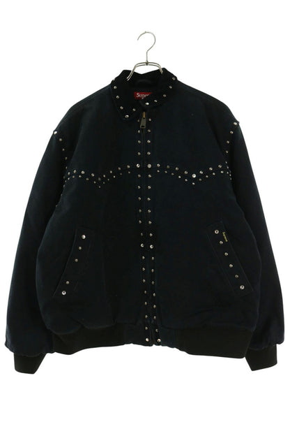 SUPREME B.B. Simon Studded Polyester Jacket Black Size M