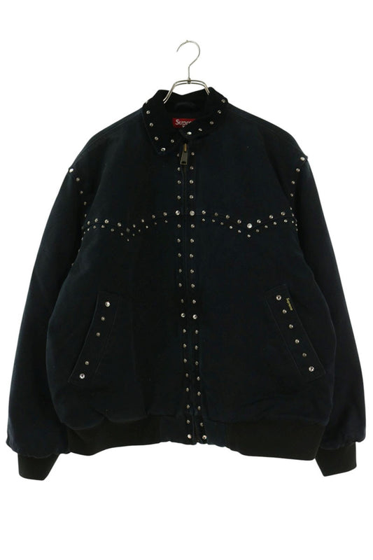 SUPREME B.B. Simon Studded Polyester Jacket Black Size M