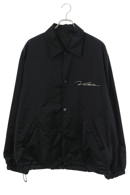 LOUISVUITTON 23AW Logo Print Nylon Jacket Black Size 52