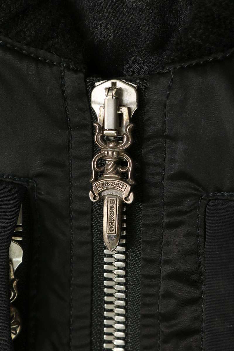 Chrome Hearts UNCLE VJ STN PLS STP Flight Jacket Size M