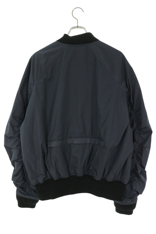 FOG COLLECTION ONE Nylon Bomber Jacket Navy Size XL