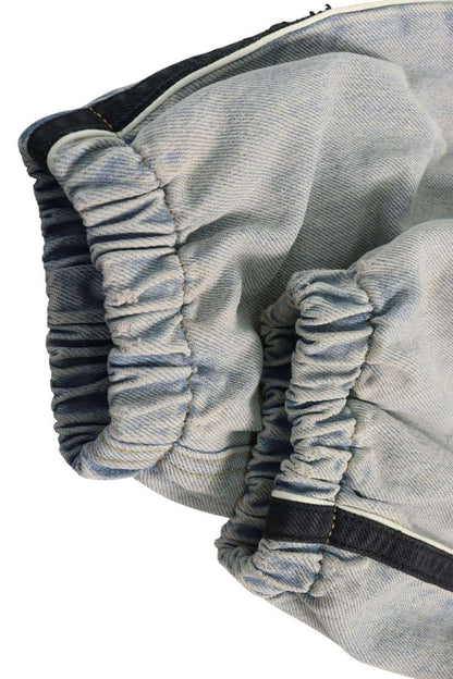 BALENCIAGA Loop Logo Denim Zip Jacket Size S