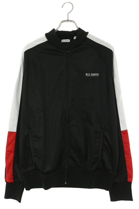 WILLY CHAVARRIA BOOGLE NIGHT Logo Track Jacket Black Size L