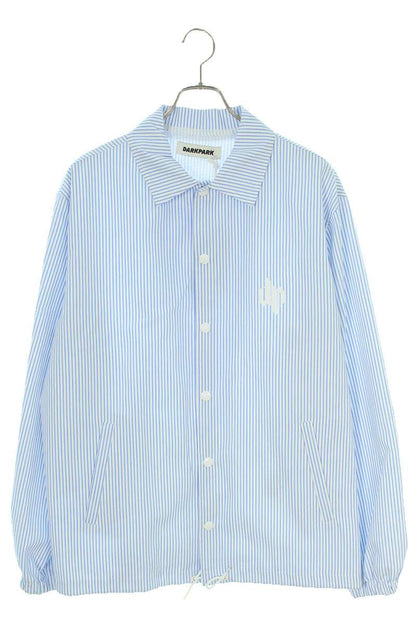 DARKPARK Logo Print Snap Button Striped Jacket Light Size S