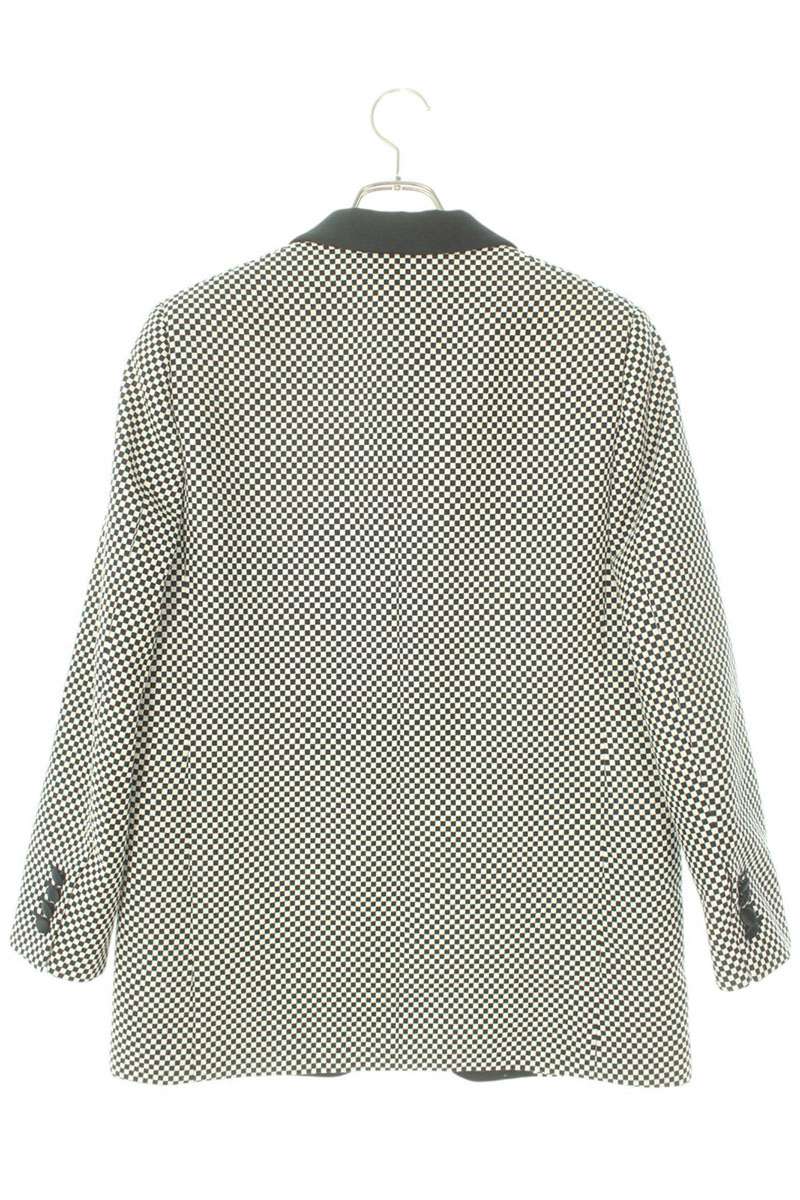 CELINE Shawl Collar Smoking Jacket Black/White Size XXL